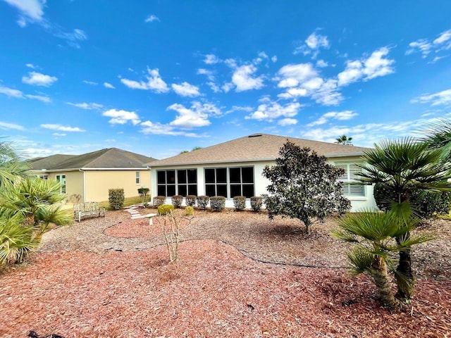 view of back of property