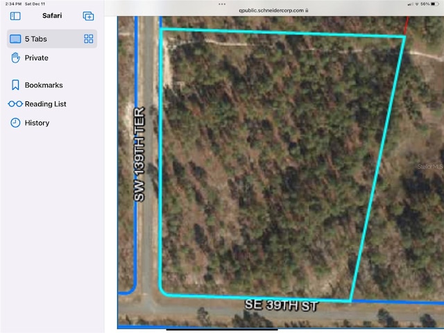 SE 139th Ter, Morriston FL, 32668 land for sale