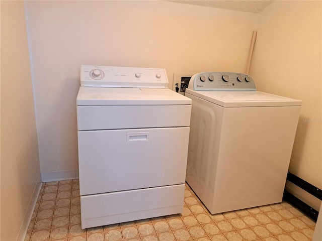 laundry room featuring washer and dryer