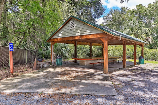 surrounding community featuring a gazebo