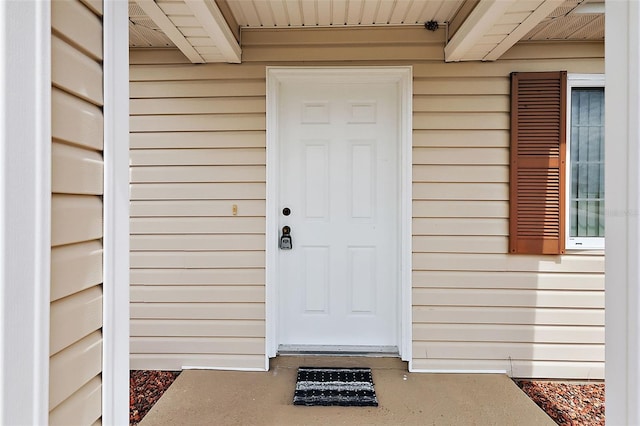 view of property entrance