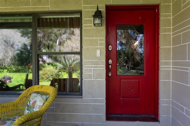 view of entrance to property