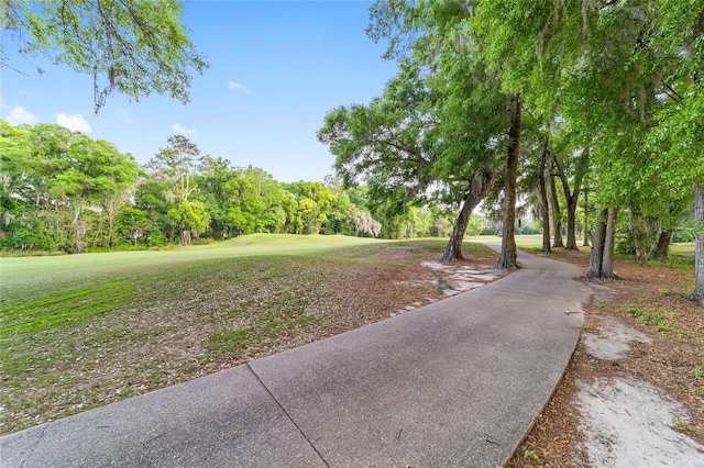 exterior space with a lawn