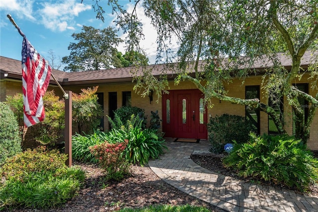 view of entrance to property