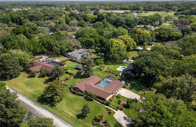 view of aerial view