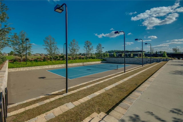 view of sport court