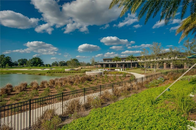 property view of water