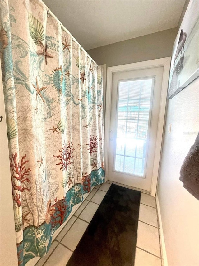 bathroom featuring tile patterned floors