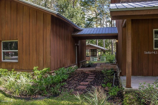 exterior space featuring a patio area