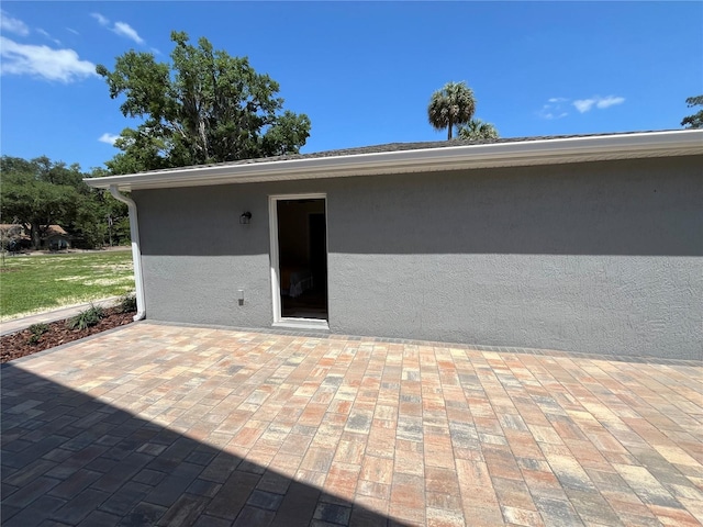 exterior space featuring a patio area