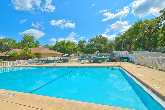 view of pool