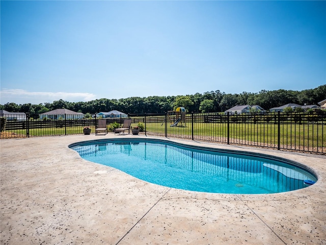 view of pool