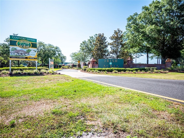 view of road