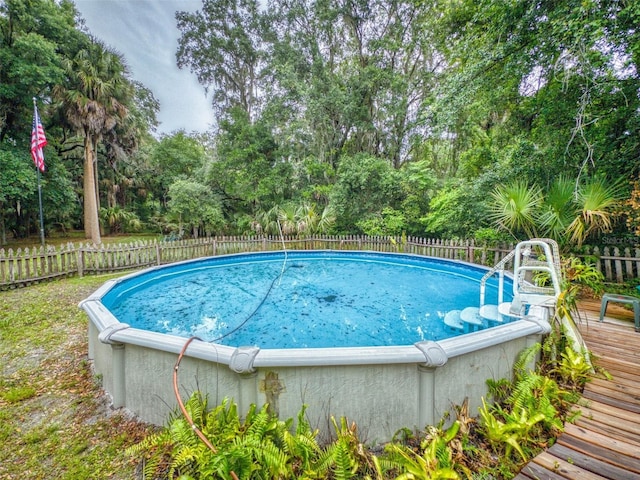 view of pool