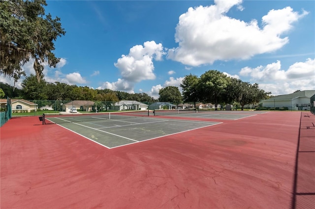 view of sport court