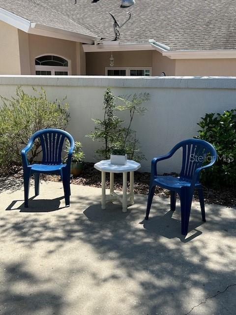 balcony featuring a patio