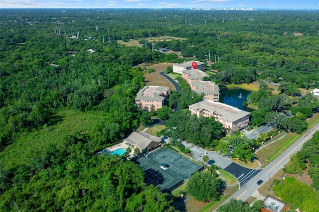 view of aerial view