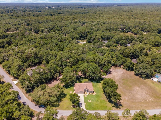 10020 SW 202nd Cir, Dunnellon, FL 34431 - drone / aerial view of a heavily wooded area