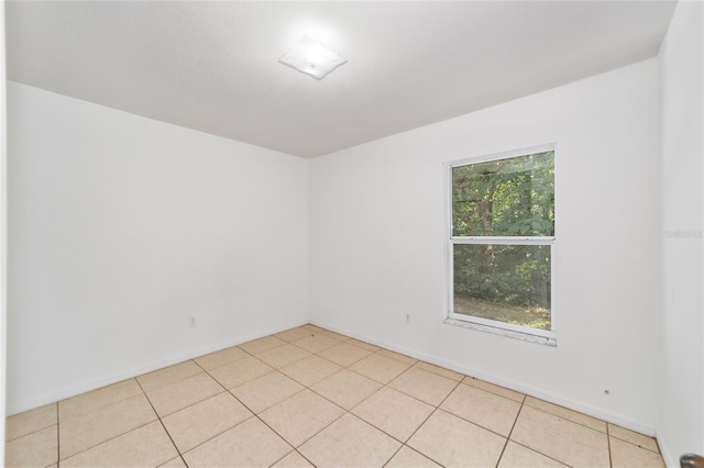 view of tiled empty room