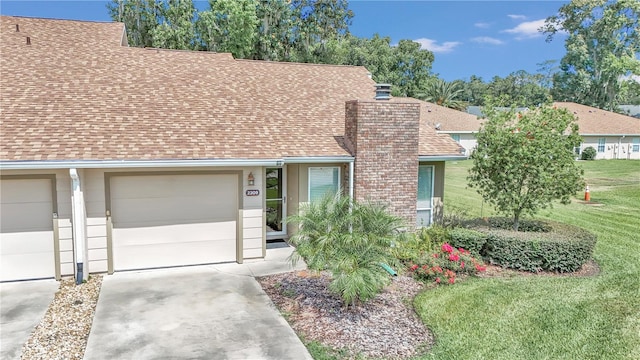 ranch-style house with a garage