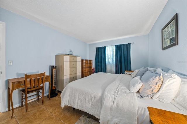 view of tiled bedroom