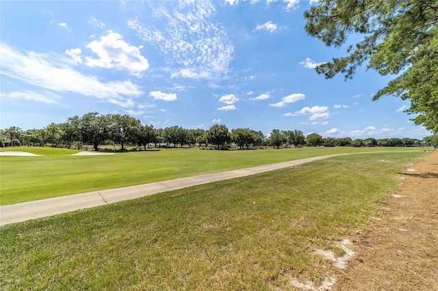 view of home's community featuring a yard