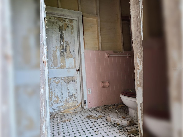 bathroom featuring toilet