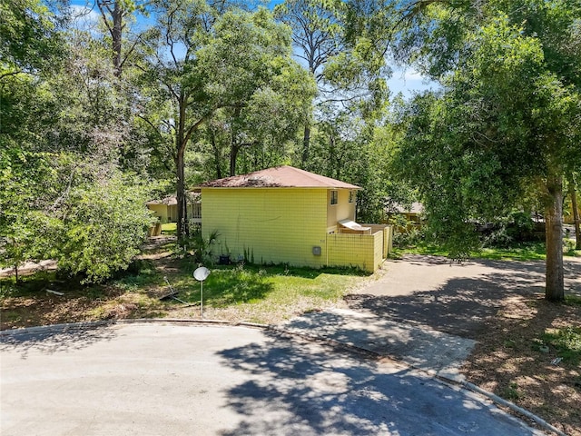 view of side of home