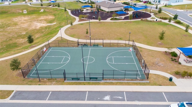 view of sport court