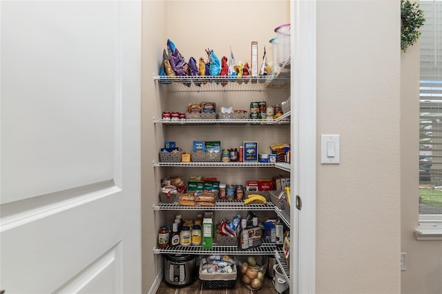 view of pantry