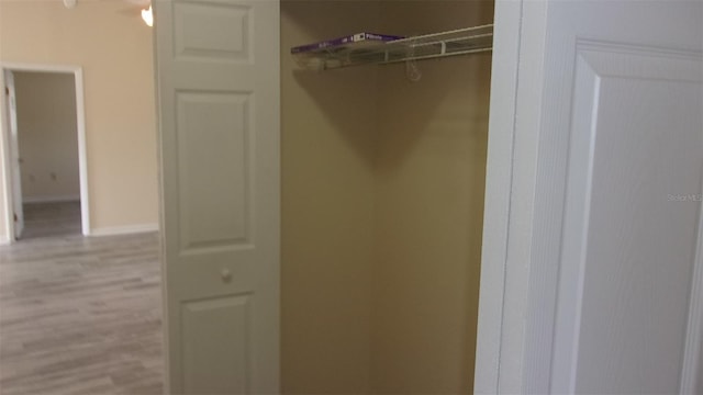 view of closet