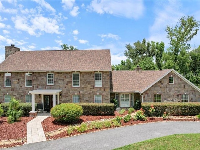 view of colonial home