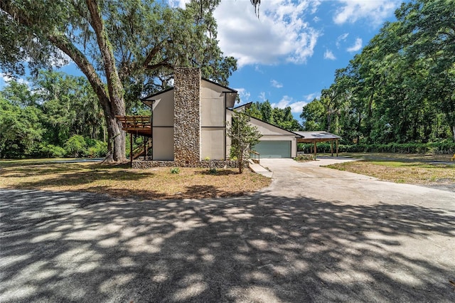 view of property exterior