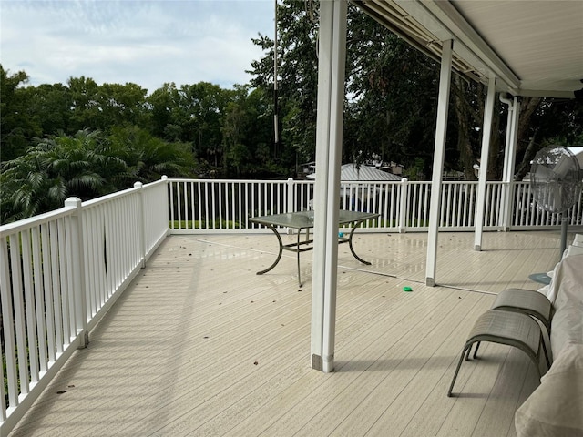 view of deck