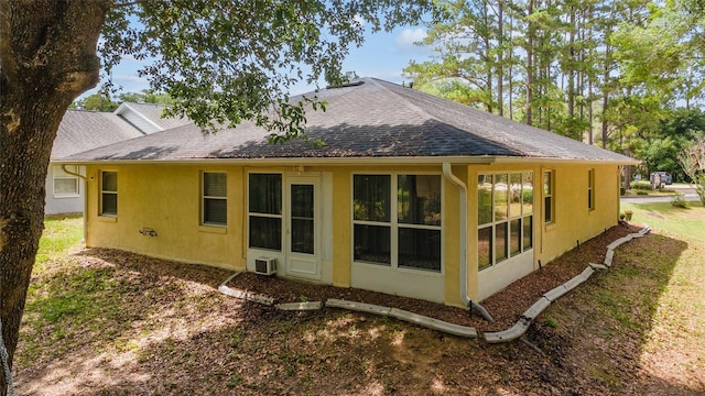 view of back of property