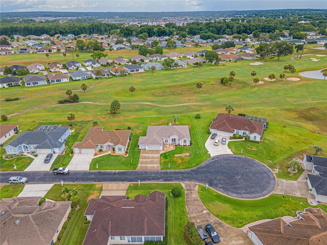 5495 NW 23rd Pl, Ocala, FL 34482 - bird's eye view with view of golf course, a water view, and a residential view