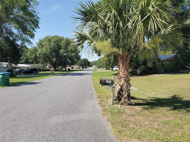 view of road