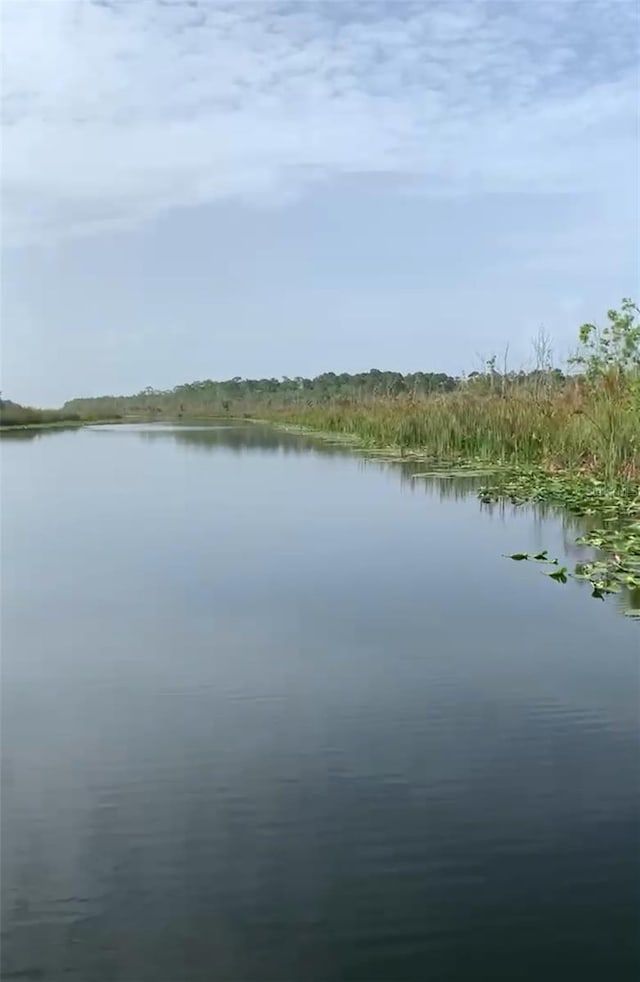 view of water feature