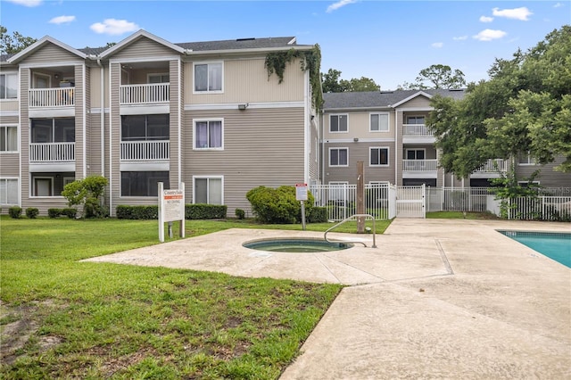 exterior space featuring a community pool