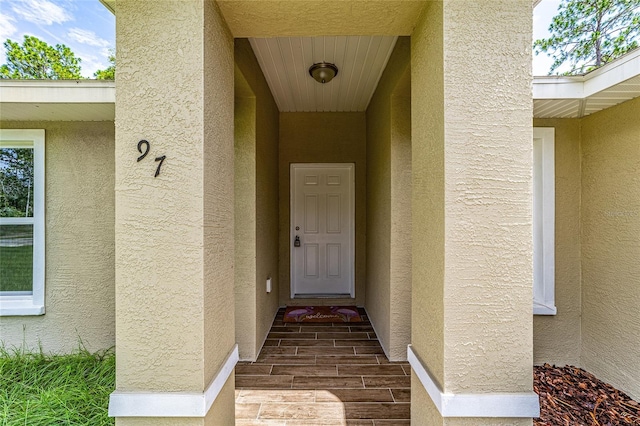 view of entrance to property