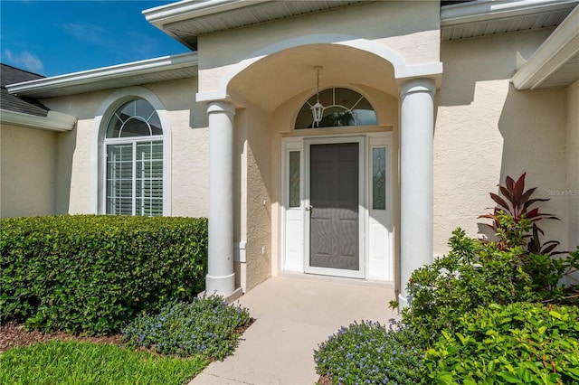 2260 NW 51st Ter, Ocala, FL 34482 - property entrance featuring stucco siding