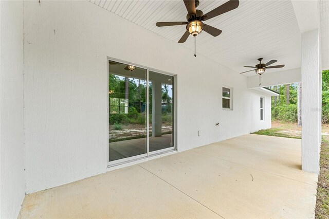 4444 SW 118th Ter, Ocala, FL 34481 - view of patio with ceiling fan