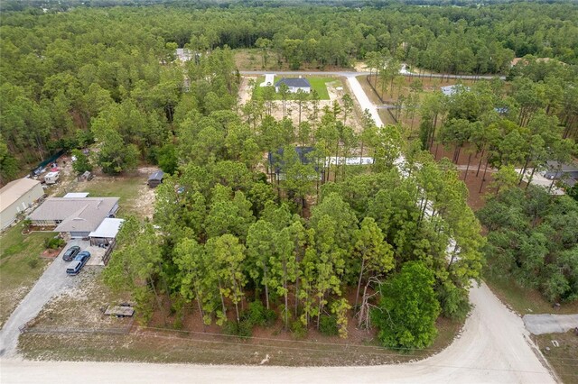 4444 SW 118th Ter, Ocala, FL 34481 - aerial view of property and surrounding area with a heavily wooded area