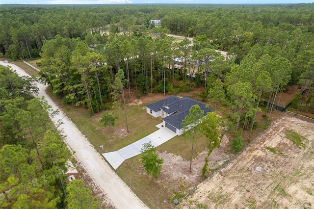 4444 SW 118th Ter, Ocala, FL 34481 - view from above of property with a heavily wooded area