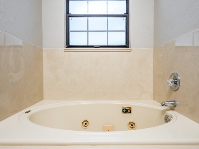 bathroom with a bathing tub