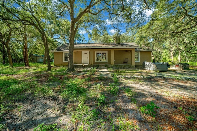 view of rear view of property