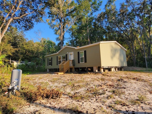 view of manufactured / mobile home