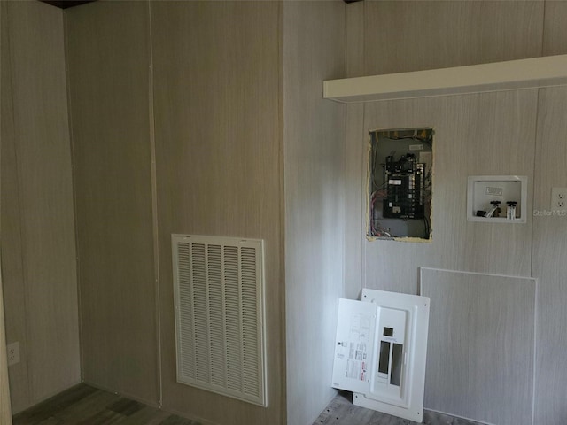 utility room featuring electric panel