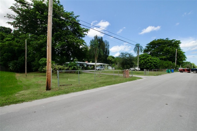 view of road