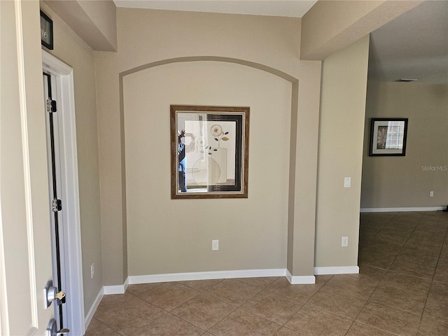 interior space featuring tile patterned floors